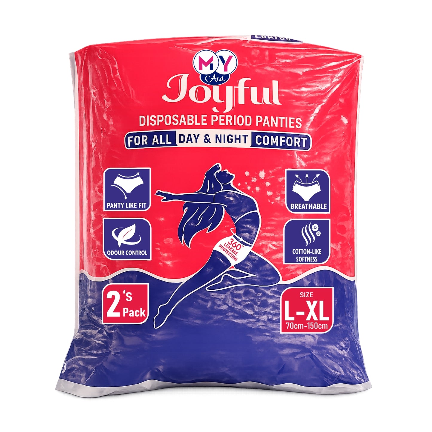 FREE SAMPLE _ MyAid Joyful Period Panties 2's Pack
