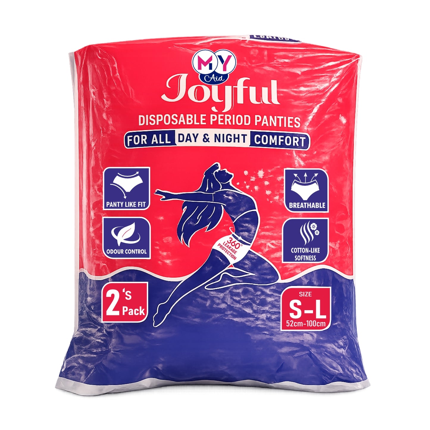 FREE SAMPLE _ MyAid Joyful Period Panties 2's Pack