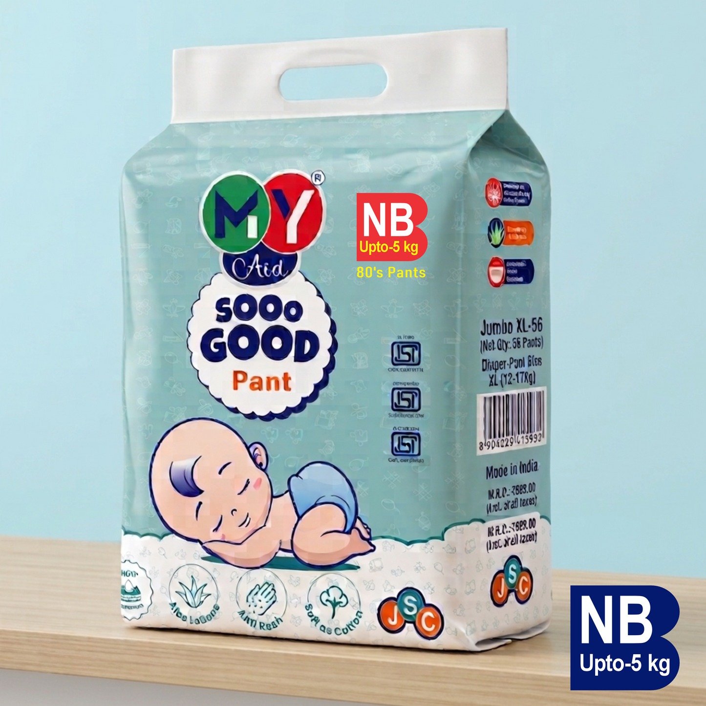 MyAid Sooo Good Baby Diaper_ Super Jumbo Pack @ 999