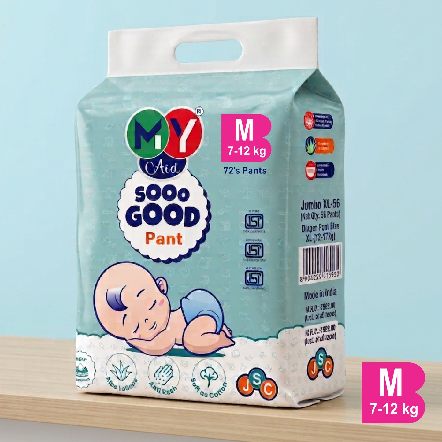MyAid Sooo Good Baby Diaper_ Super Jumbo Pack @ 999