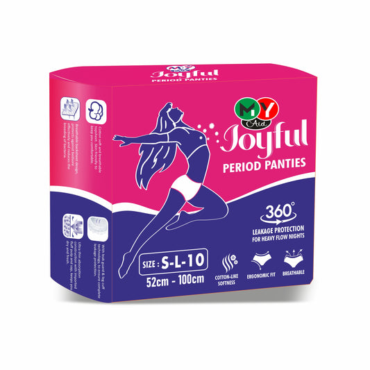 Joyful Period Panties (10 Pc) S-L Size, BUY 1 and GET 1 Bioline Sunscreen Lotion 60 SPF_50g FREE