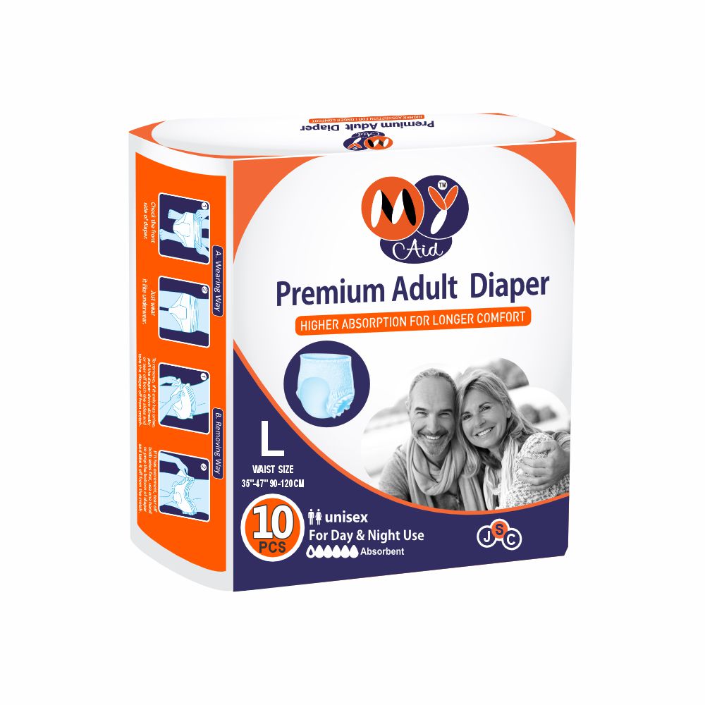 MyAid Adult Diaper - Pant and Tape Style
