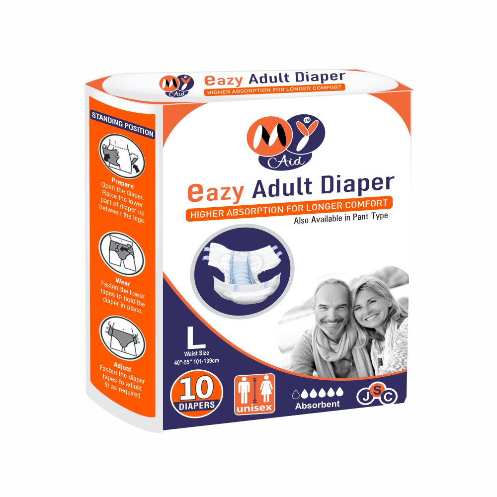 MyAid Adult Diaper - Pant and Tape Style