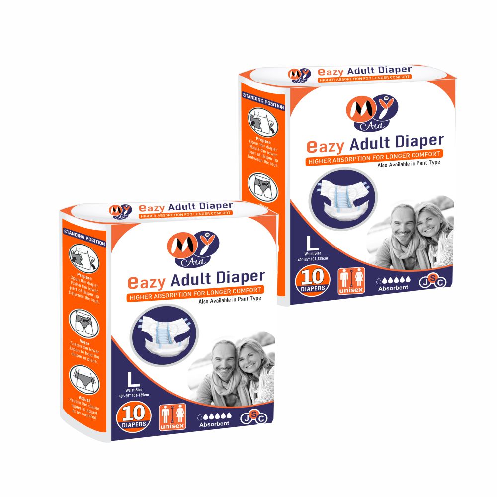 MyAid Adult Diaper - Pant and Tape Style