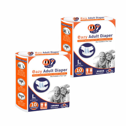 MyAid Adult Diaper - Pant and Tape Style