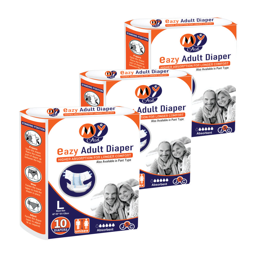 MyAid Adult Diaper - Pant and Tape Style