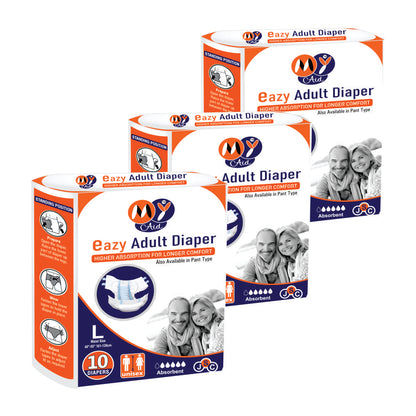MyAid Adult Diaper - Pant and Tape Style