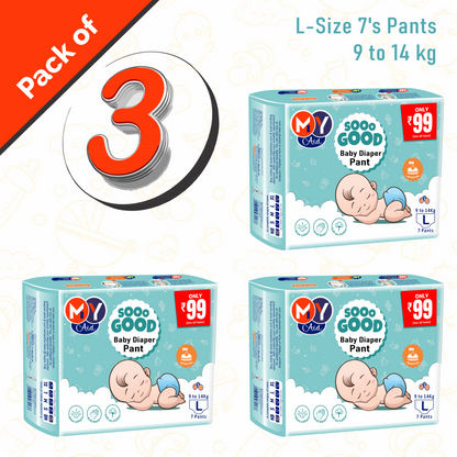 MyAid Sooo Good Baby Diaper Pant _ Mega Jumbo Packs _Rs. 999/- Only