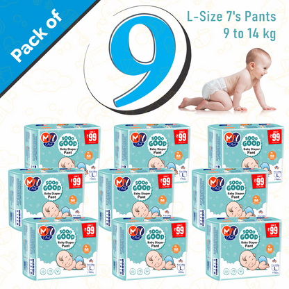 MyAid Sooo Good Baby Diaper Pant _ Mega Jumbo Packs _Rs. 999/- Only