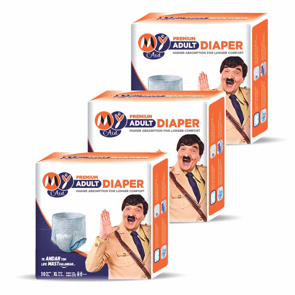 MyAid Adult Diaper - Pant and Tape Style