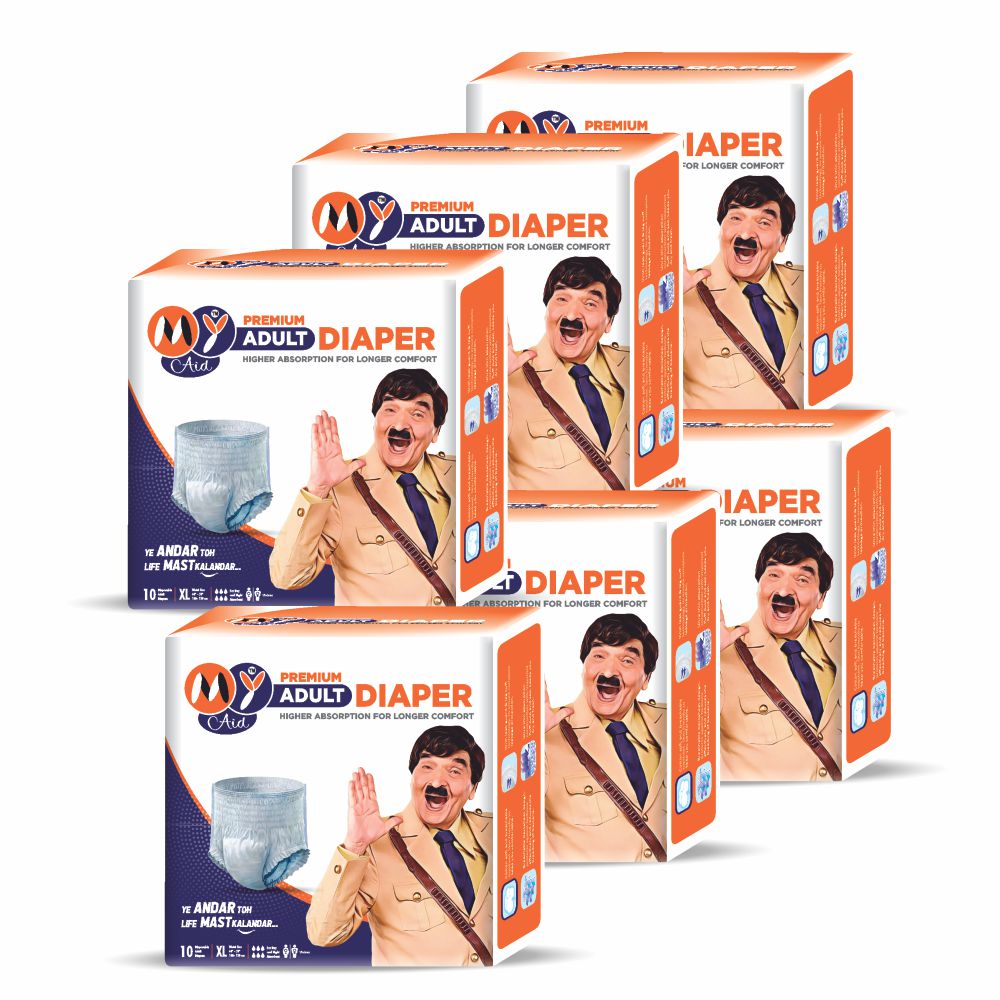 MyAid Adult Diaper - Pant and Tape Style