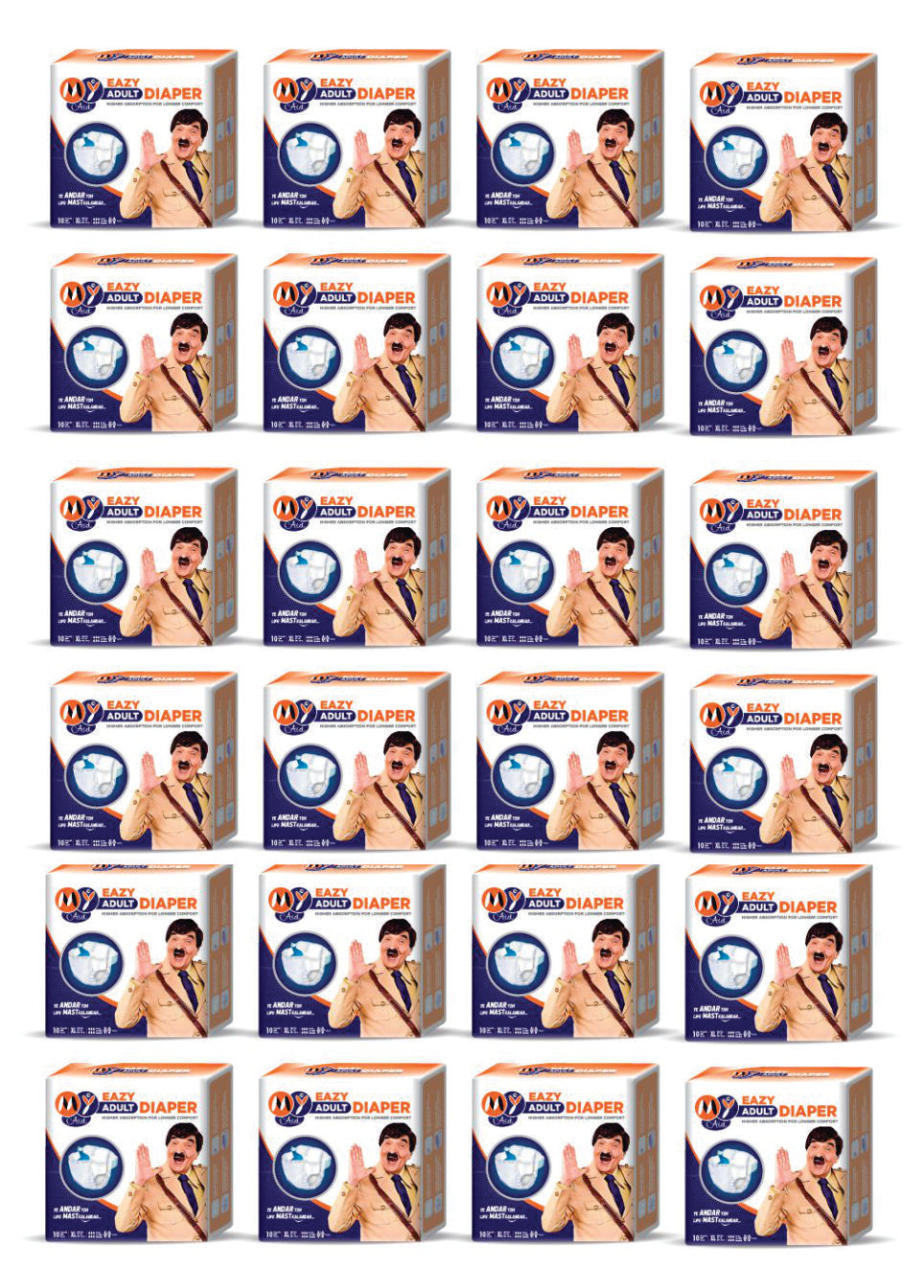 MyAid Adult Diaper - Pant and Tape Style