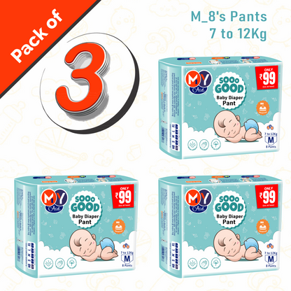 MyAid Sooo Good Baby Diaper Pant _ Mega Jumbo Packs _Rs. 999/- Only