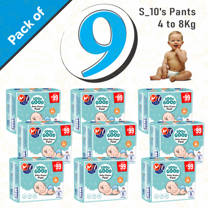 MyAid Sooo Good Baby Diaper Pant _ Mega Jumbo Packs _Rs. 999/- Only