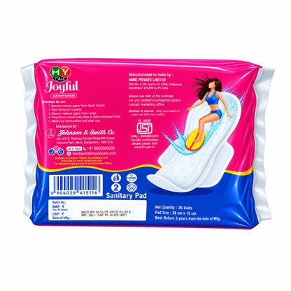 Joyful Sanitary Napkins - 36's Pads