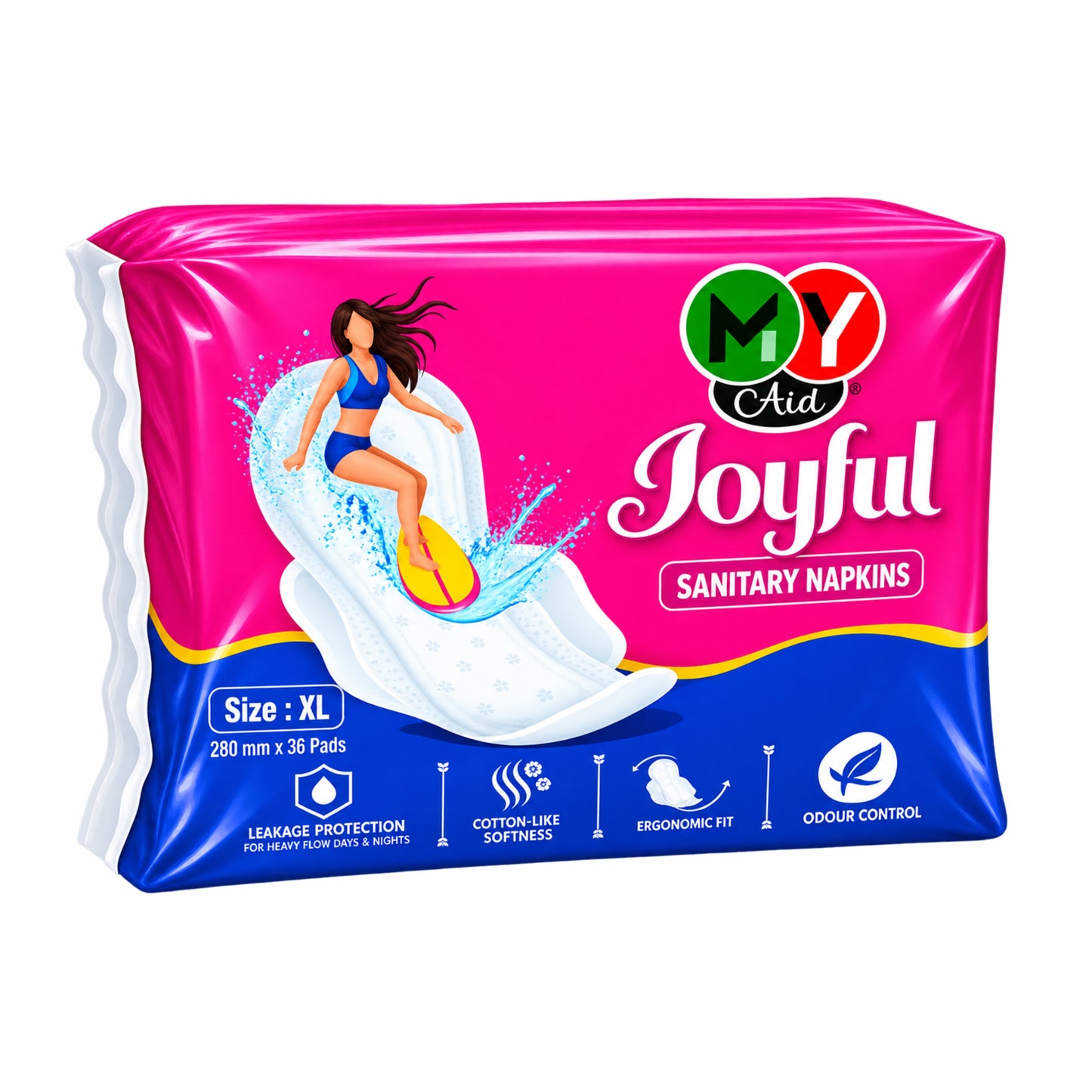 Joyful Sanitary Napkins - 36's Pads