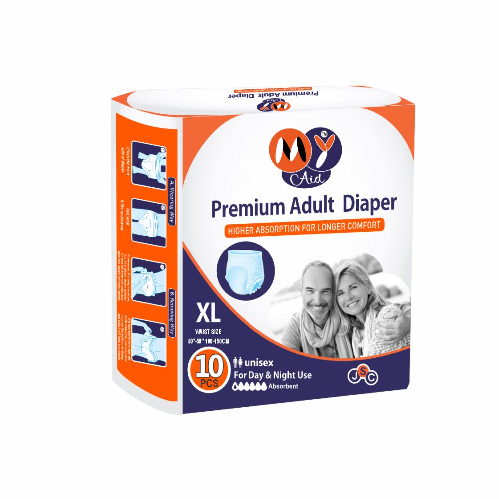 MyAid Adult Diaper - Pant and Tape Style
