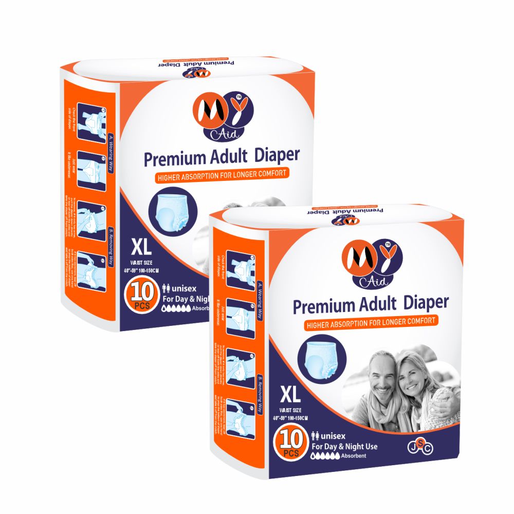MyAid Adult Diaper - Pant and Tape Style