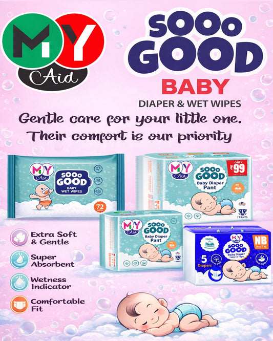 MyAid Sooo Good Baby Diaper_Jumbo Pack @ 399